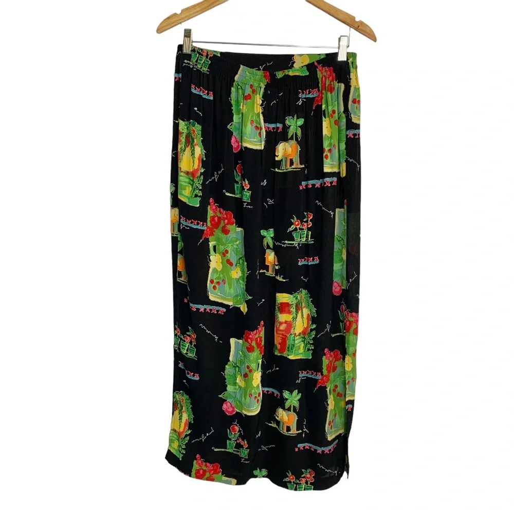 STATEMENT by New Frontier Vintage Maxi Skirt w/Pockets